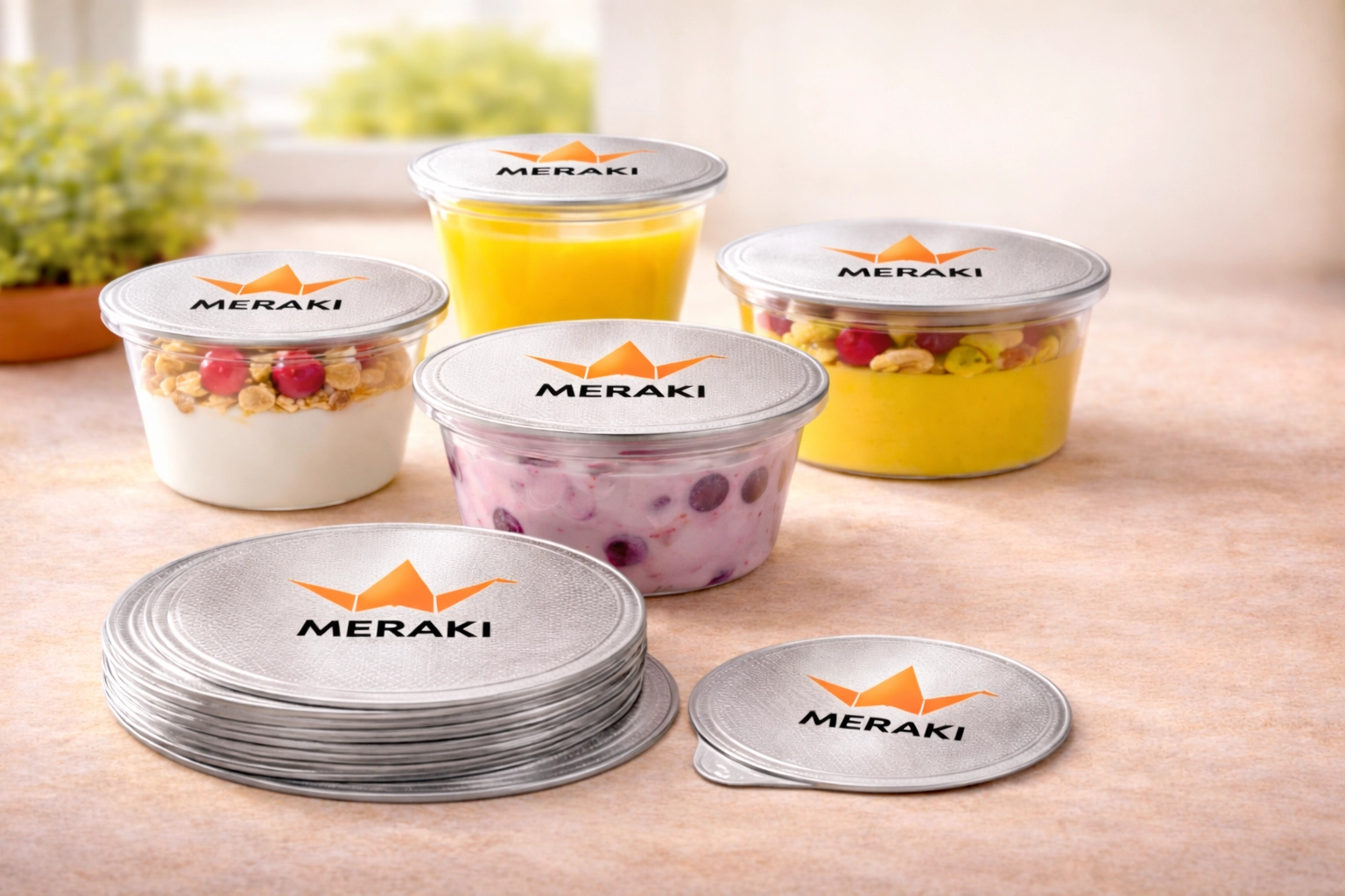 Aluminum Pre-Cut Lids